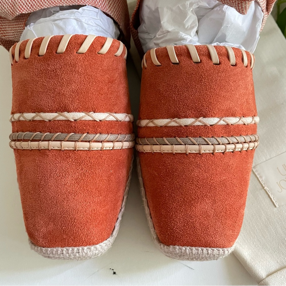 Ulla Johnson Women's Abia Platform Espadrilles Arabian Spice Suede 10 NIB - Picture 10 of 16